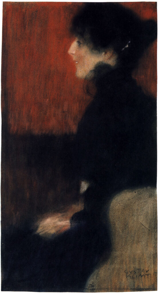 Portrait of a Lady (1897) - Gustav Klimt Tablo