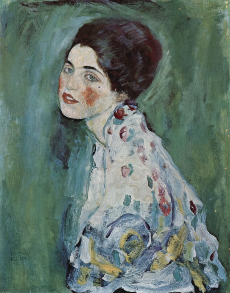 Portrait of a Lady (1916) - Gustav Klimt Tablo