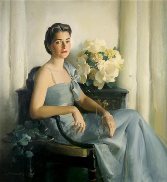 Portrait of a Lady - Haddon Sundblom Tablo