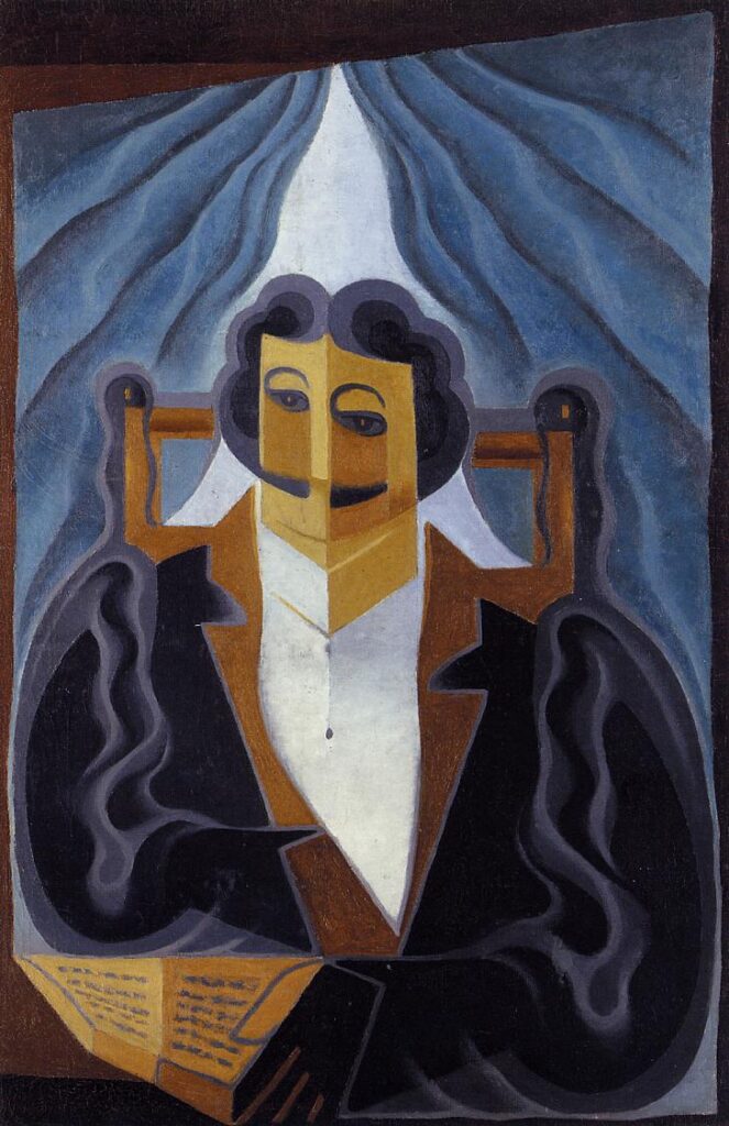 Portrait of a Man (1923) - Juan Gris Tablo