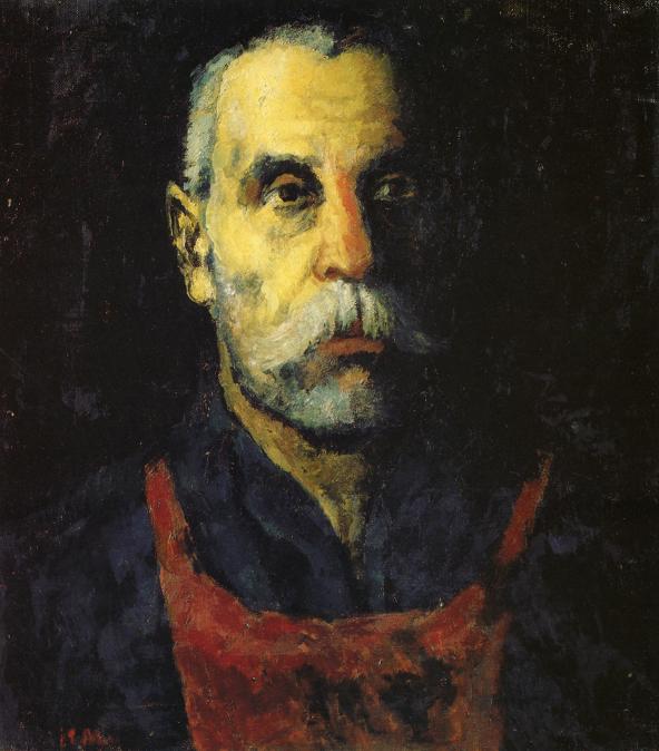 Portrait of a Man (1930) - Kazimir Malevich Tablo
