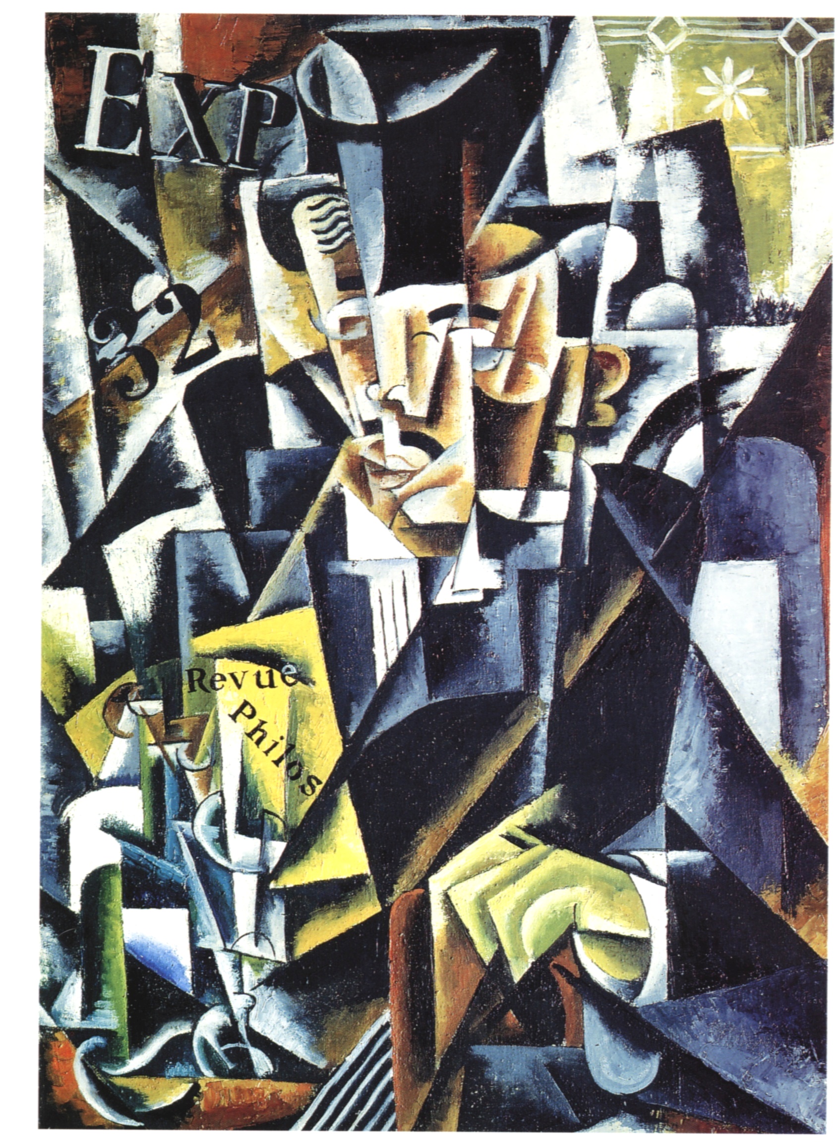 Portrait of a Philosopher (1915) - Lyubov Popova Tablo