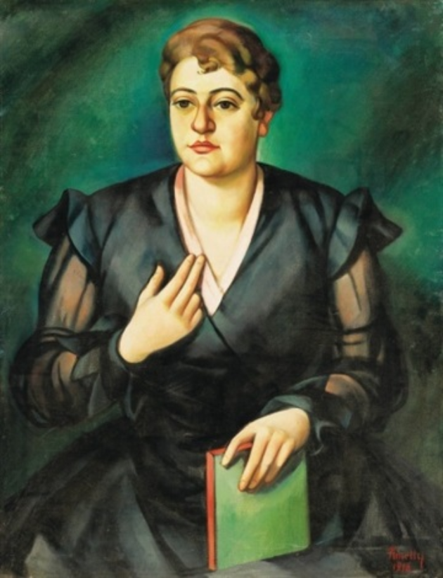Portrait of a Woman (1916) - Kmetty János Tablo