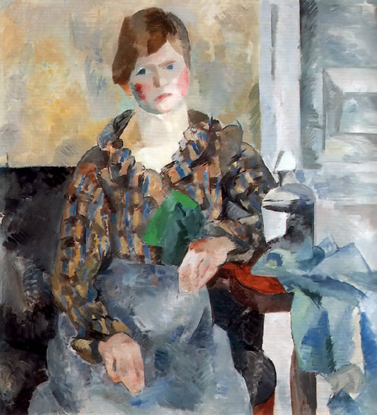 Portrait of a Woman (1917) – Robert Falk Tablo