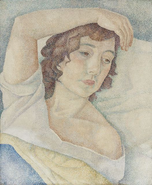 Portrait of a Woman (1930) - Marevna (Marie Vorobieff) Tablo