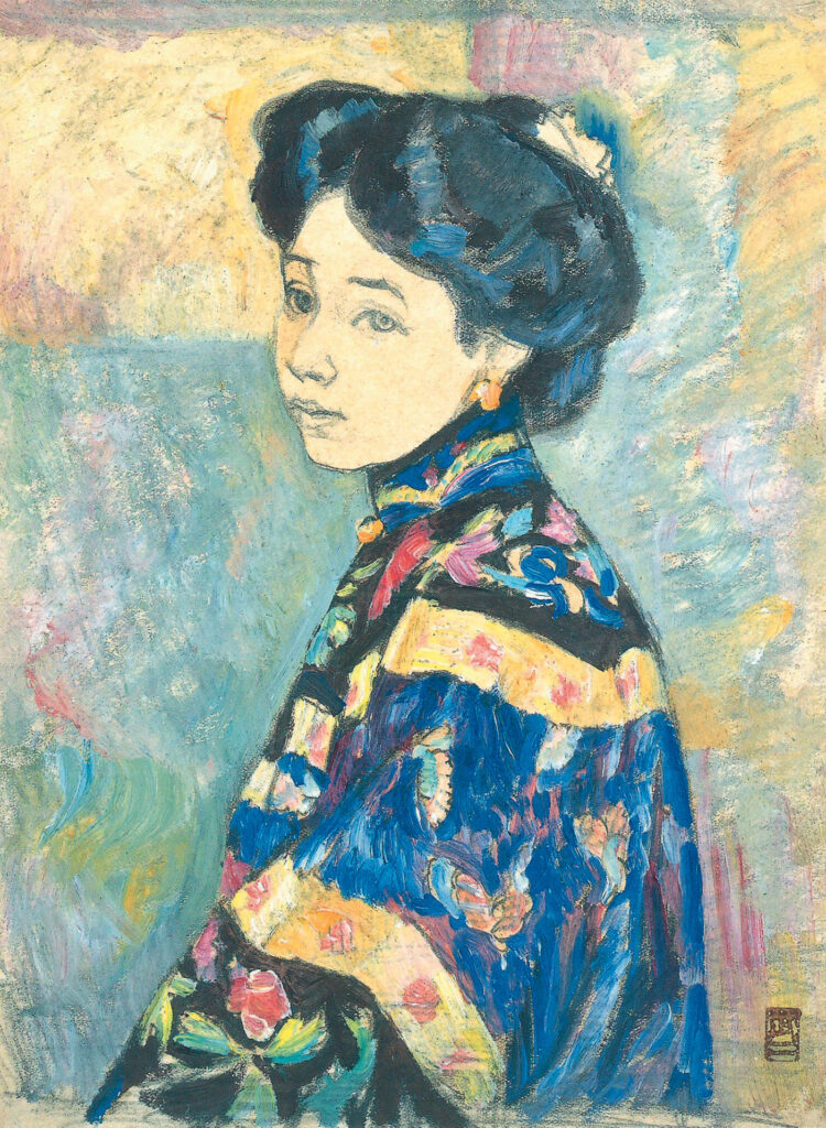 Portrait of a Woman - Fujishima Takeji Tablo