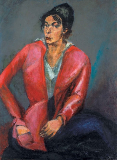 Portrait of a Young Girl (1916) - Lajos Tihanyi Tablo