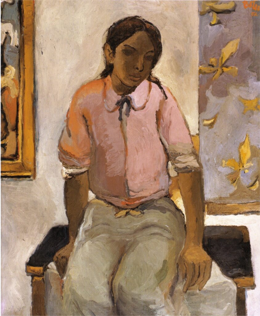 Portrait of a Young Indian (1952) - Fernando Botero Tablo