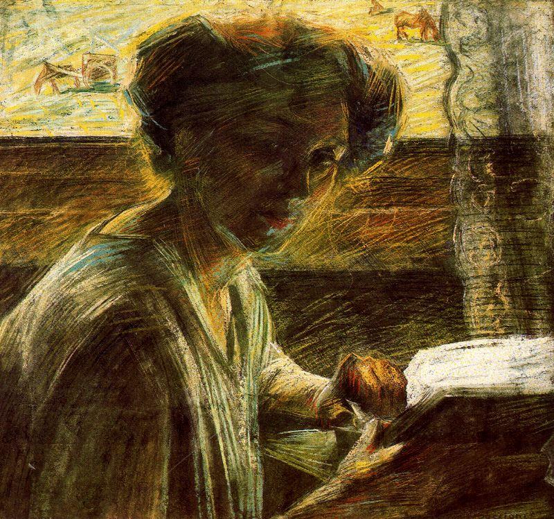 Portrait of a Young Woman (1909) – Umberto Boccioni Tablo