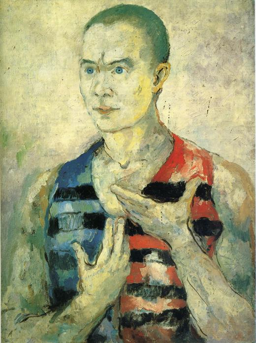Portrait of a Youth (1933) - Kazimir Malevich Tablo
