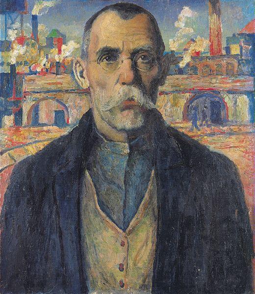 Portrait of a record setter in work productivity (1932) - Kazimir Malevich Tablo