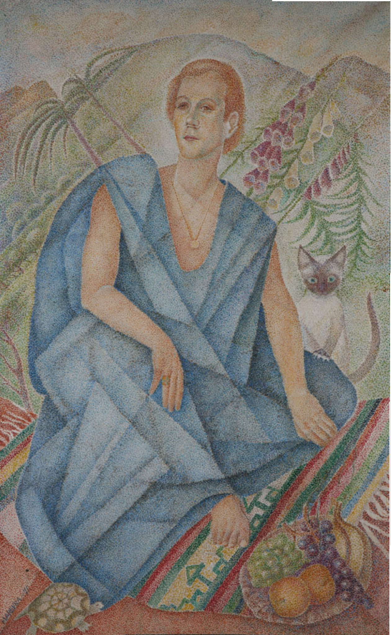 Portrait of a stylist Germinal Rangel - Marevna (Marie Vorobieff) Tablo