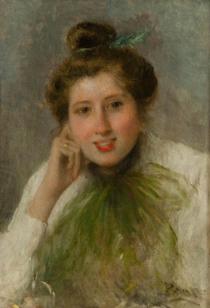 Portrait of a woman – Joan Brull Tablo