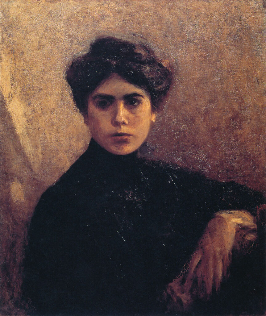Portrait of an Italian Lady – Fujishima Takeji Tablo