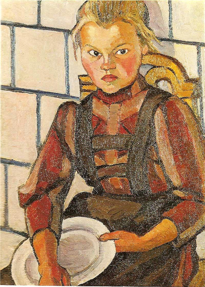 Portrait of the Artist's Sister (1909) - Lyubov Popova Tablo