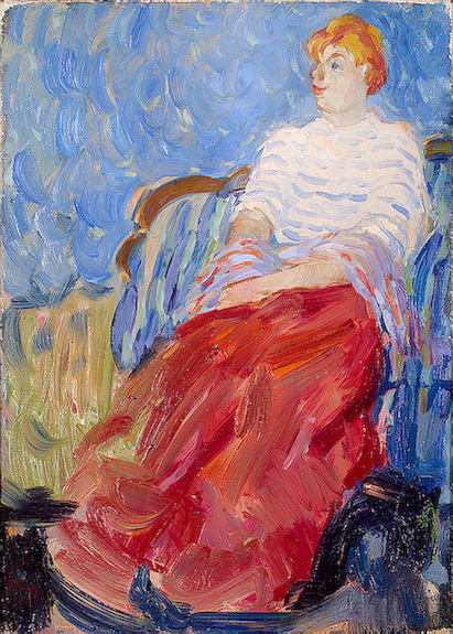 Portrait of the Artist's Sister, Suzanne Dufy (1904) - Raoul Dufy Tablo