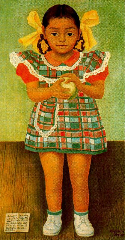 Portrait of the Young Girl Elenita Carrillo Flores (1952) – Diego Rivera Tablo