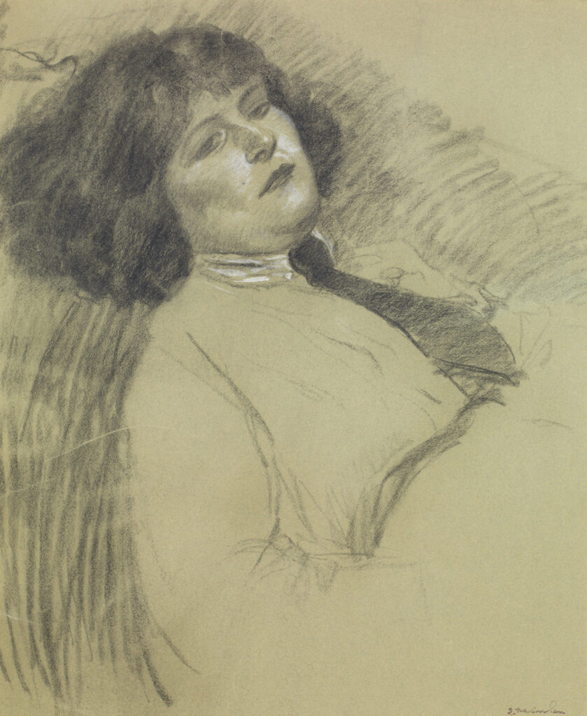 Portrait of the artist's daughter - Théophile Steinlen Tablo
