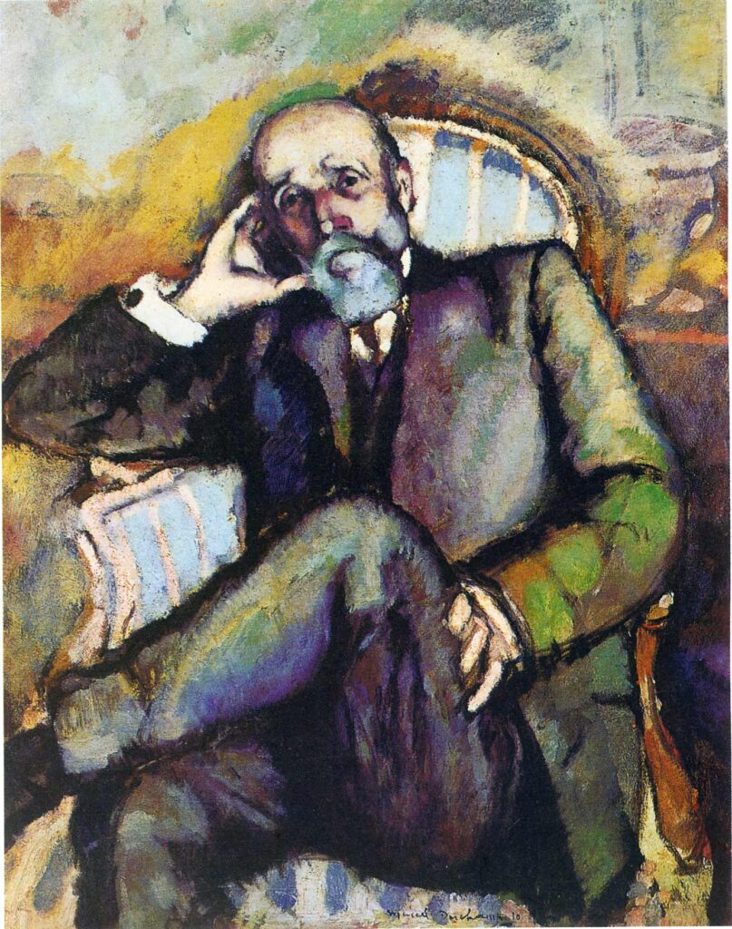 Portrait of the artist's father (1910) - Marcel Duchamp Tablo