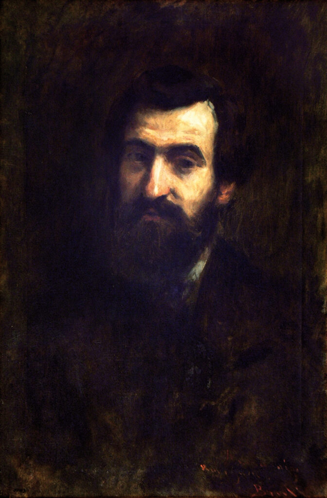 Portrait of the painter Antoni Ros i Güell - Joan Brull Tablo