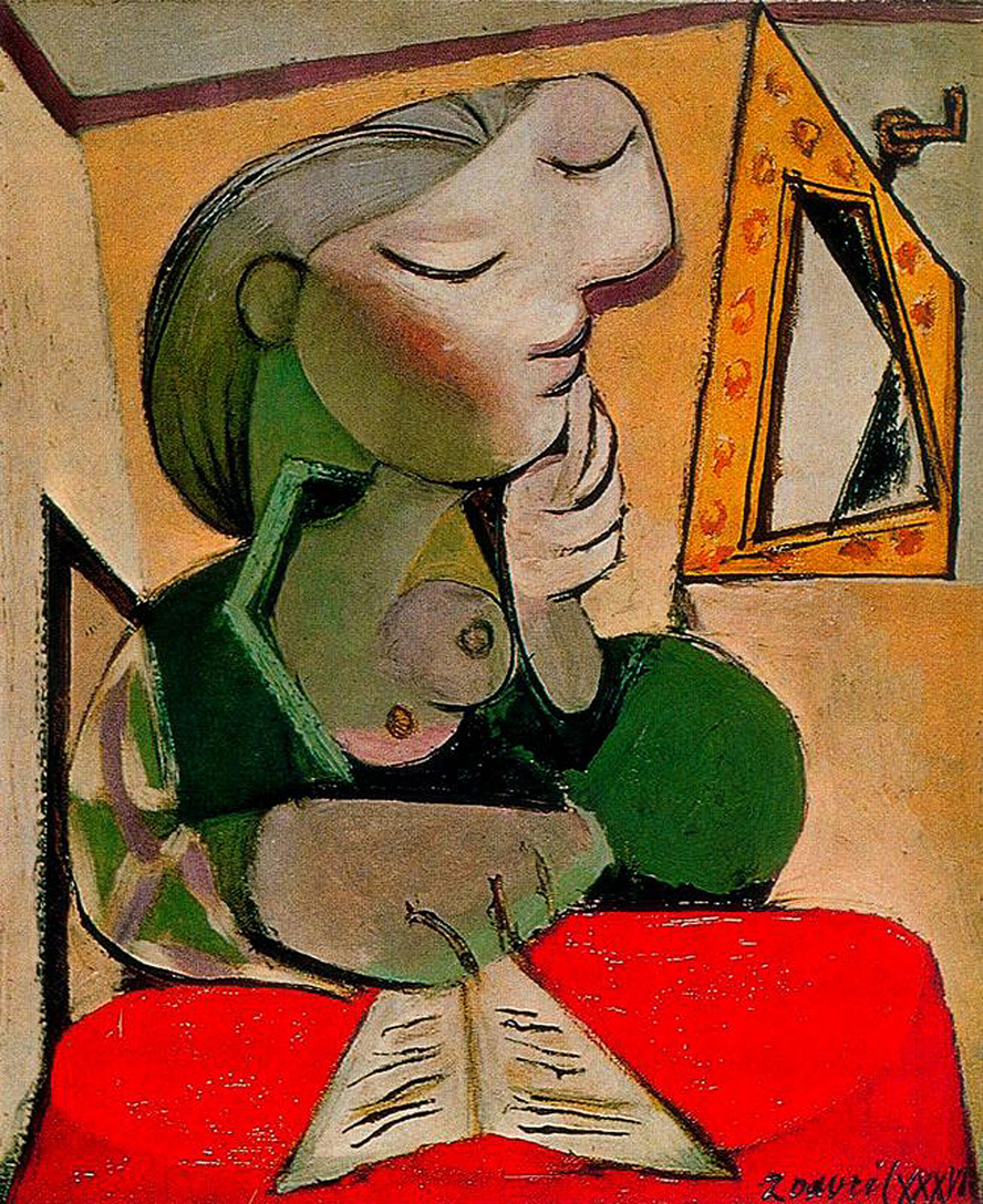 Portrait of woman (1936) - Pablo Picasso Tablo