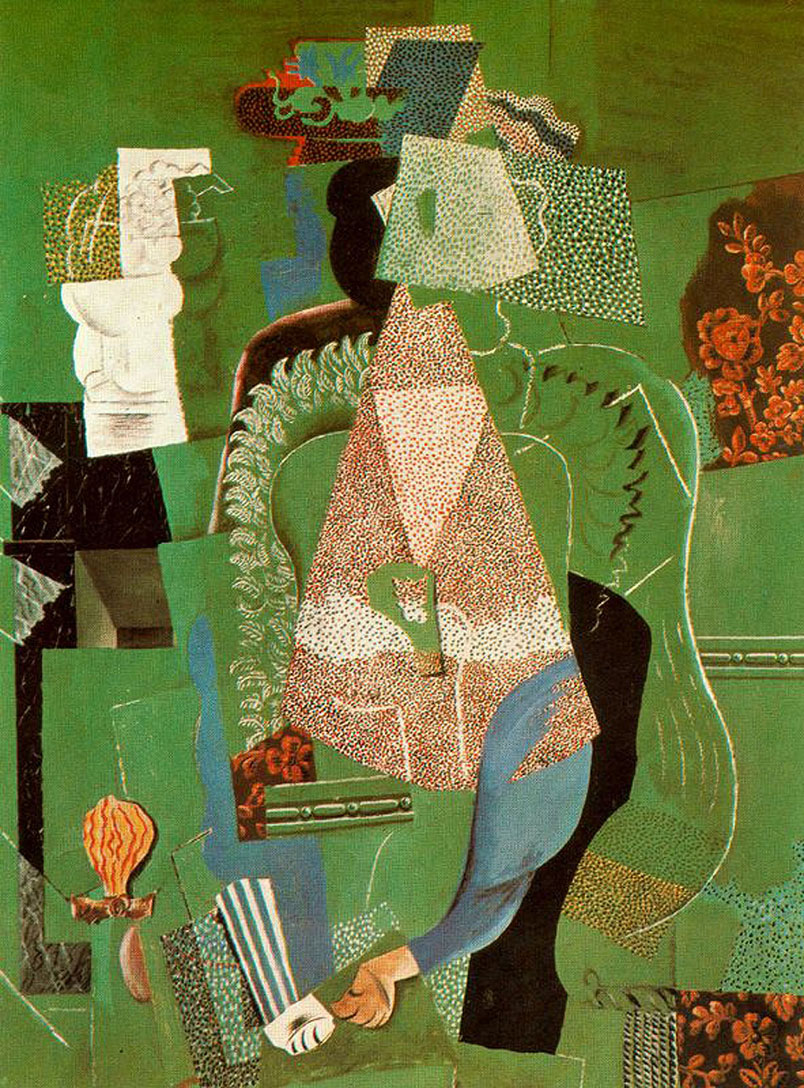 Portrait of young girl (1914) - Pablo Picasso Tablo