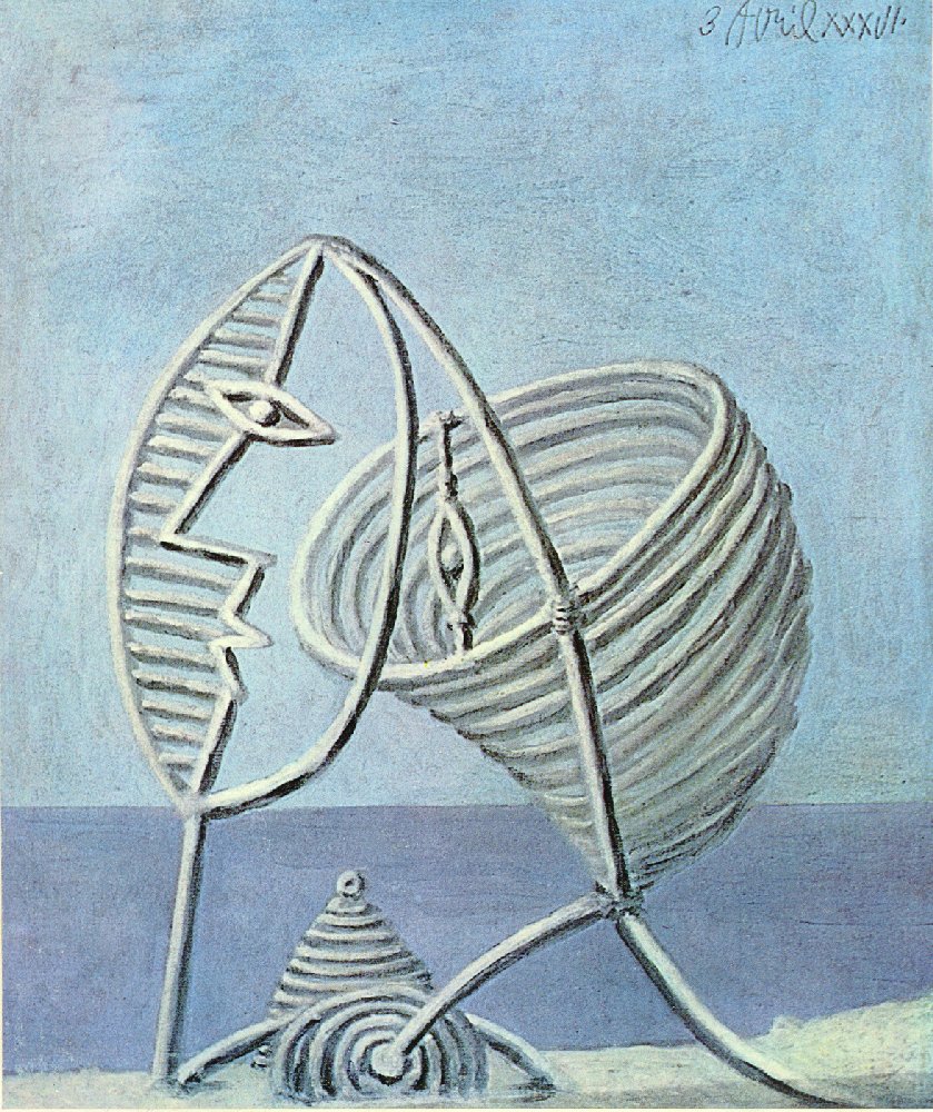 Portrait of young girl (1936) - Pablo Picasso Tablo
