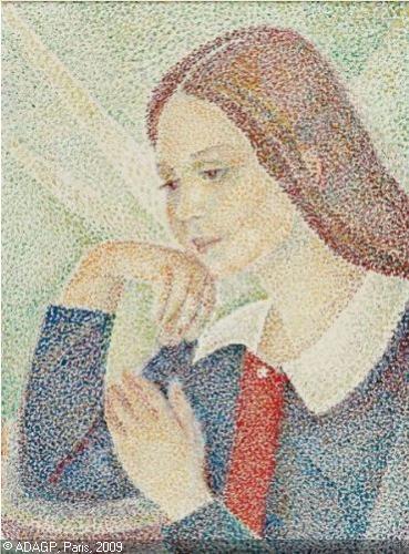 Portrait of young woman - Marevna (Marie Vorobieff) Tablo