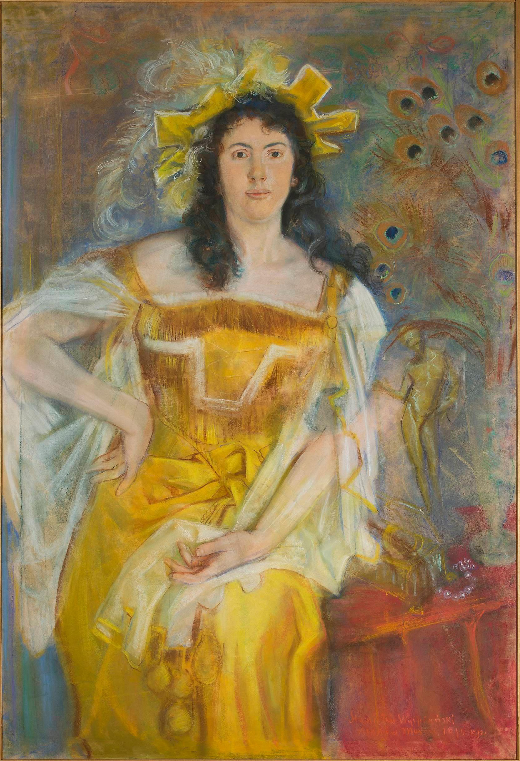 Portret Honoraty Leszczyńskiej W Roli Katarzyny - Stanisław Wyspiański Tablo