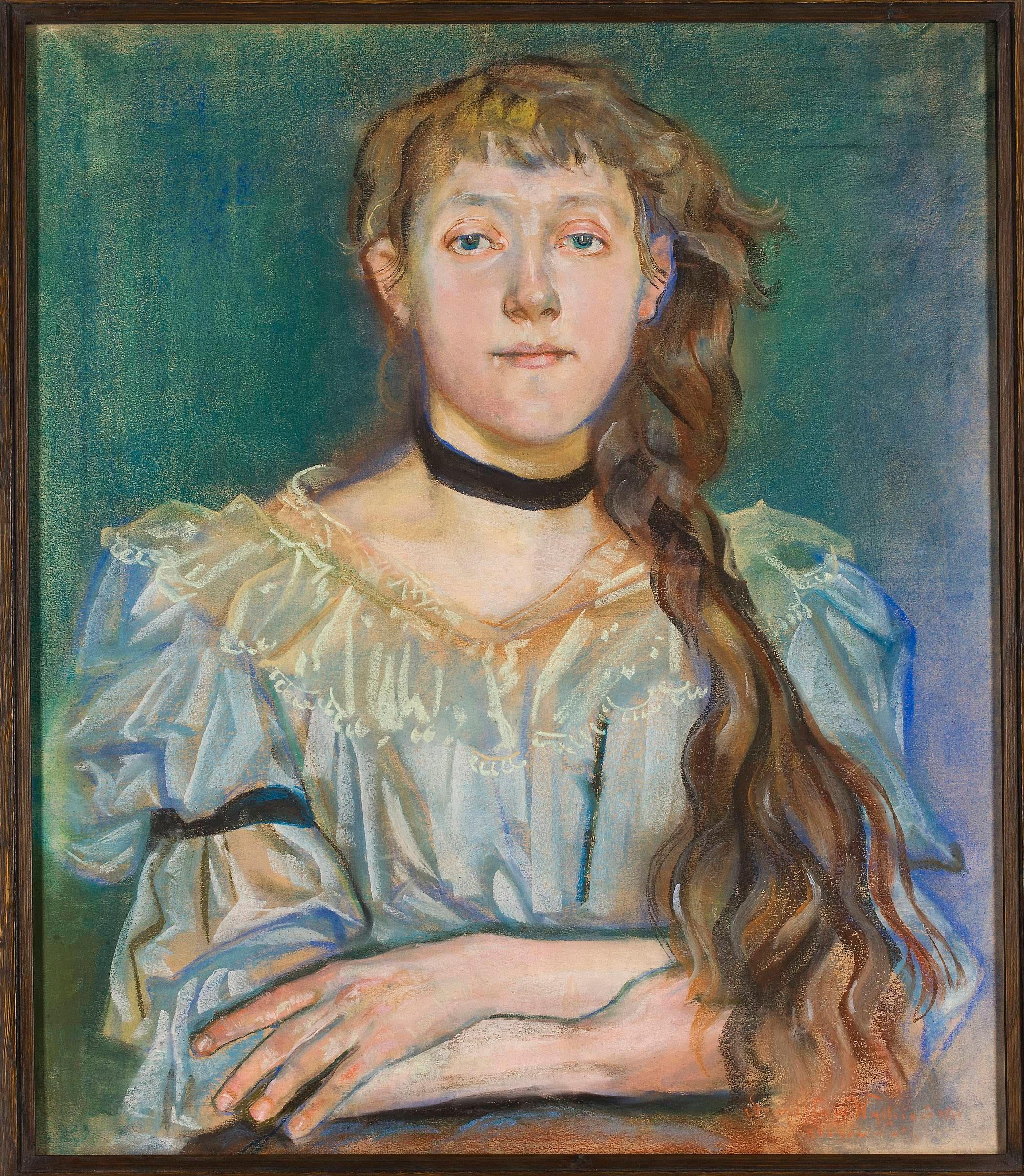 Portret Marii Waśkowskiej - Stanisław Wyspiański Tablo
