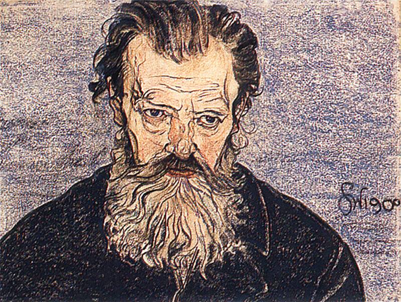 Portret Ojca (1900) - Stanisław Wyspiański Tablo