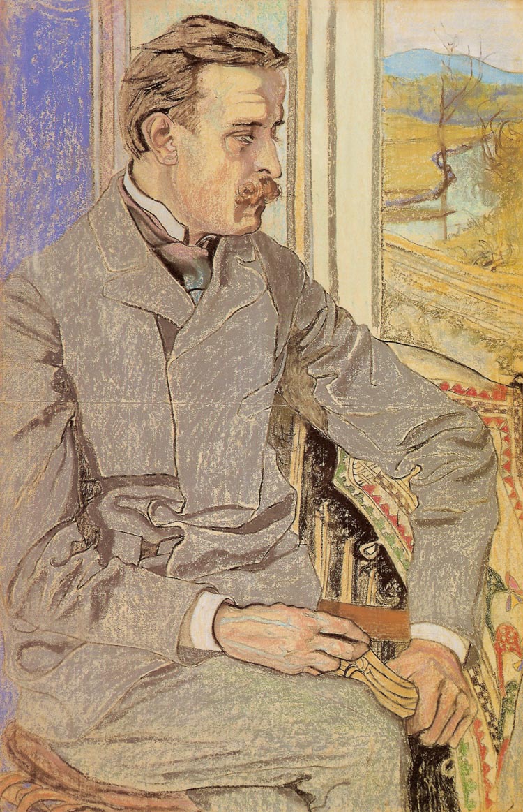 Portret Pagaczewskiego (1904) - Stanisław Wyspiański Tablo