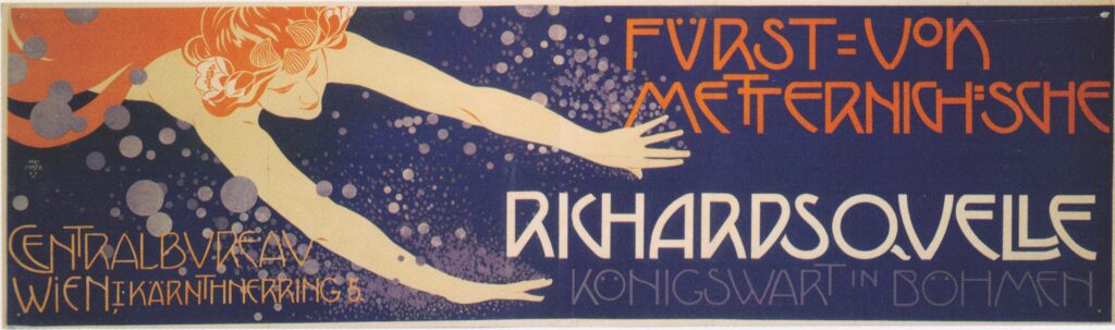 Poster for ‘Prince Richard Metternich’ (1899) – Koloman Moser Tablo