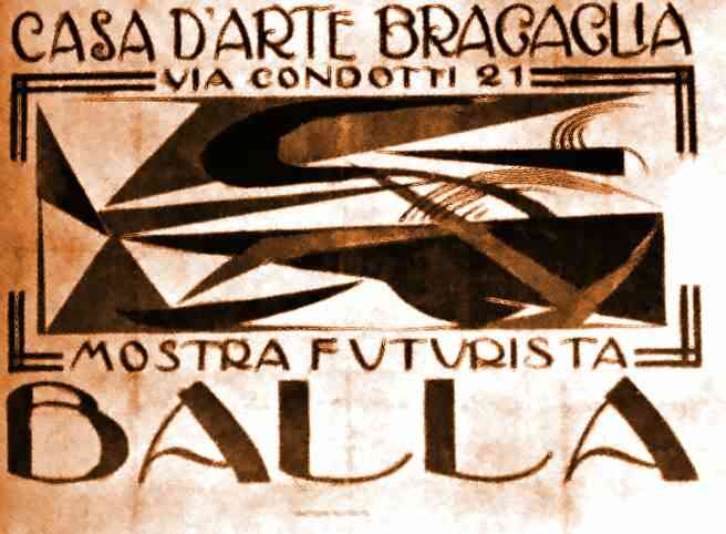 Poster for Casa d’Arte Bragaglia (1918) – Giacomo Balla Tablo