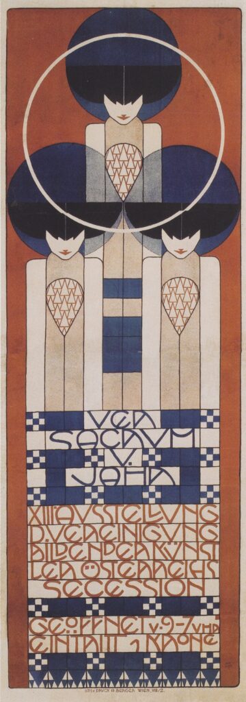 Poster for the XIII. Secession (1902) - Koloman Moser Tablo