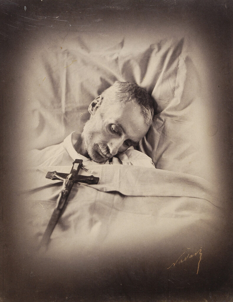 Posthumous Portrait of Zygmunt Krasiński (1859) - Félix Nadar Tablo