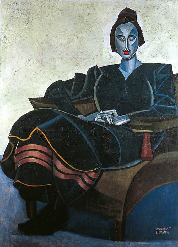 Praxitella (1921) - Wyndham Lewis Tablo
