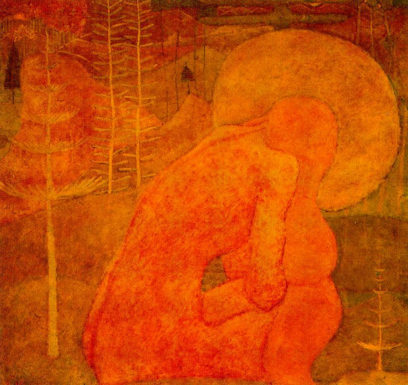 Prayer (1907) - Kazimir Malevich Tablo