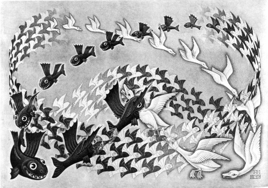 Predestination (1951) - M. C. Escher Tablo