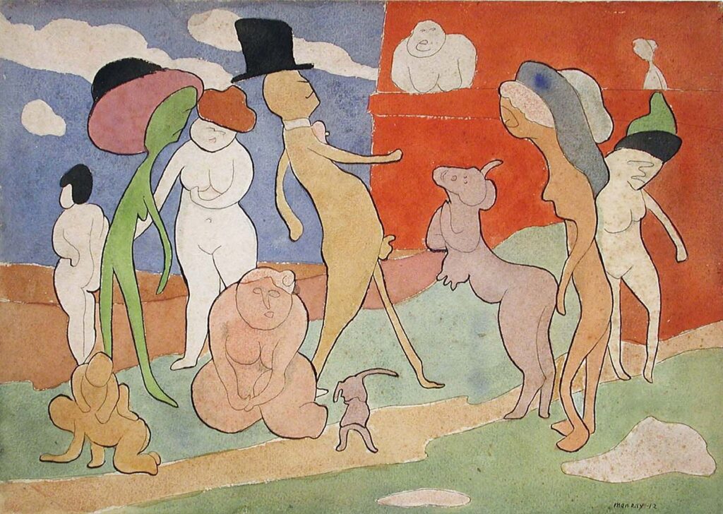 Premier Promenade (1912) - Man Ray Tablo