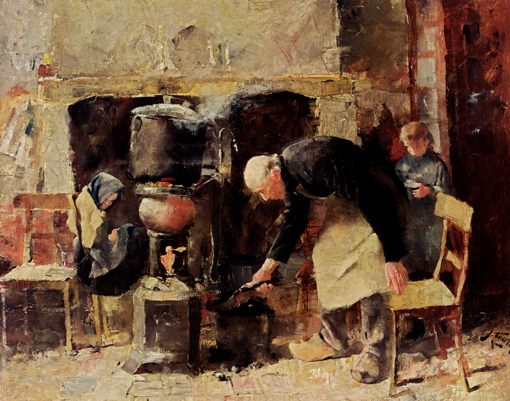 Preparing The Meal (1883) – Jan Toorop Tablo