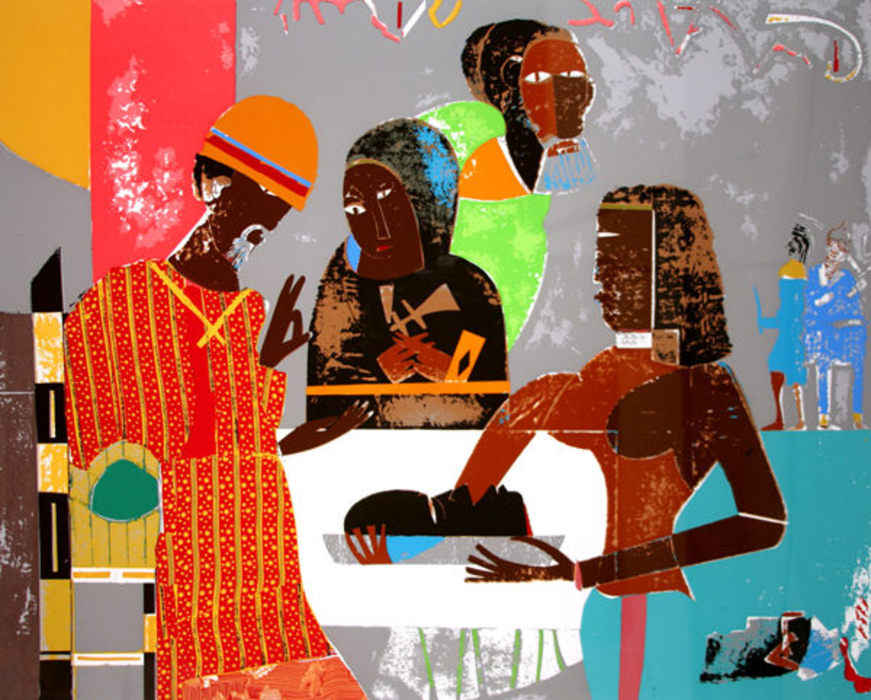 Prevalence of Ritual III – Romare Bearden Tablo