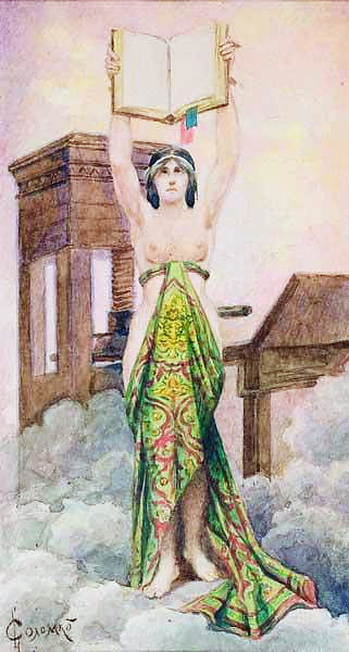 Priestess (1915) – Sergey Solomko Tablo