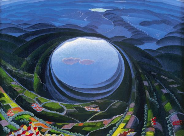 Primavera Umbria (1923) – Gerardo Dottori Tablo