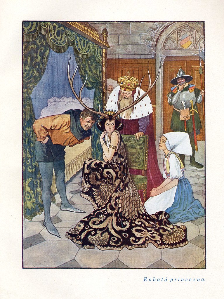 Princess with Horns - Artuš Scheiner Tablo
