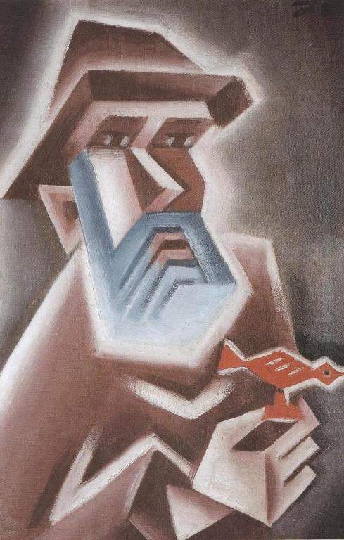 Prodavač kohoutků (1917) - Josef Čapek Tablo