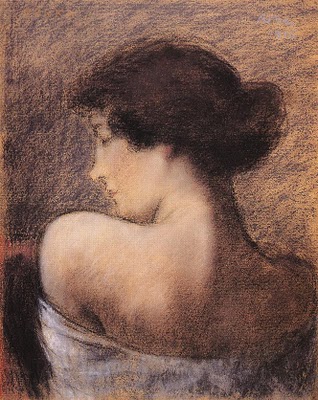 Profile of a Woman (1919) - József Rippl-Rónai Tablo