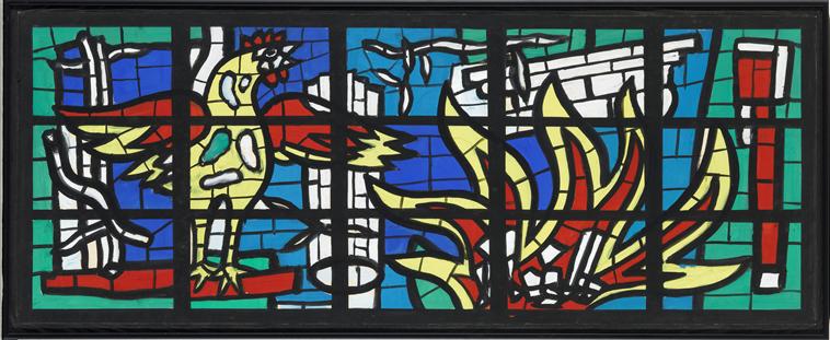 Project window (Audincourt) - Fernand Léger Tablo