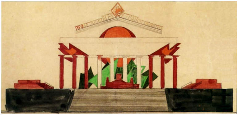 Proletarians of All Countries Unite! (1920) - Nathan Altman Tablo