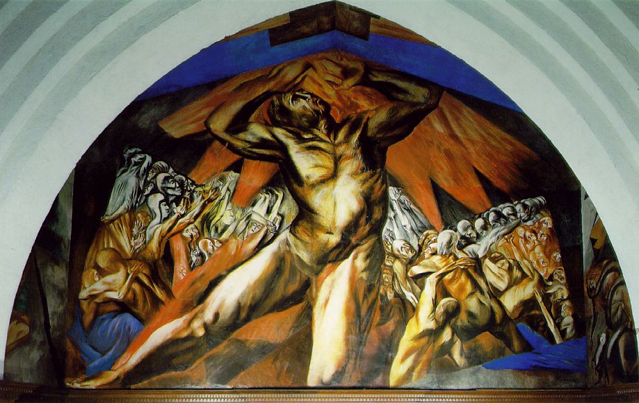 Prometheus (1930) – José Clemente Orozco Tablo